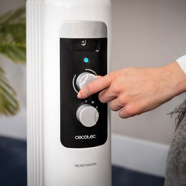 Електричний масляний радіатор Cecotec ReadyWarm 750 Space White – 1500 Вт, 3 режими, для кімнат до 15 м²