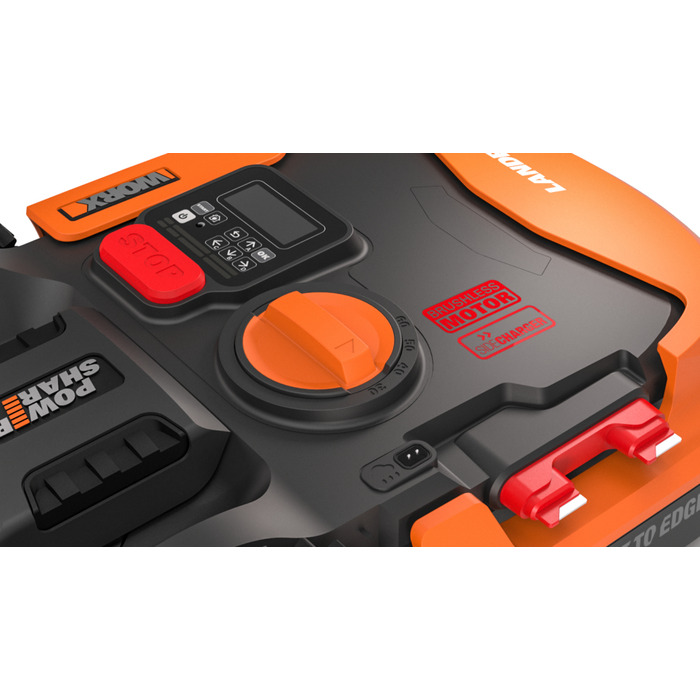 Робот-газонокосарка Worx Landroid L2000 WR155E для ділянок до 2000 м² з AI та функцією Cut to Edge