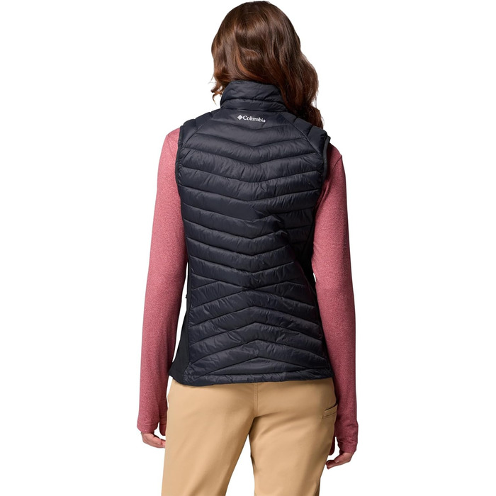 Жіночий жилет Columbia Powder Pass 3 Hybrid - тепла пуховка, чорний (XS)