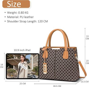 Сумка жіноча DIRRONA Retro Khaki: класична сумка-месенджер через плече, повсякденна крос-боді сумка зі штучної шкіри для подорожей та вечірок