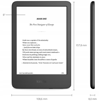 Електронна книга Amazon Kindle 11, 16 ГБ, 6