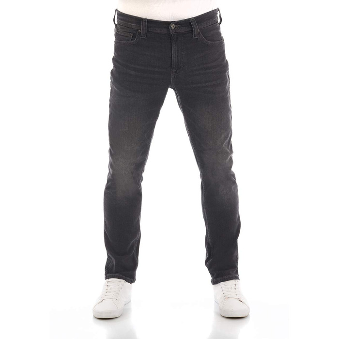 Чоловічі джинси Mustang Vegas Slim Fit Stretch Denim - чорний, сірий, синій (30-44, 32/34)
