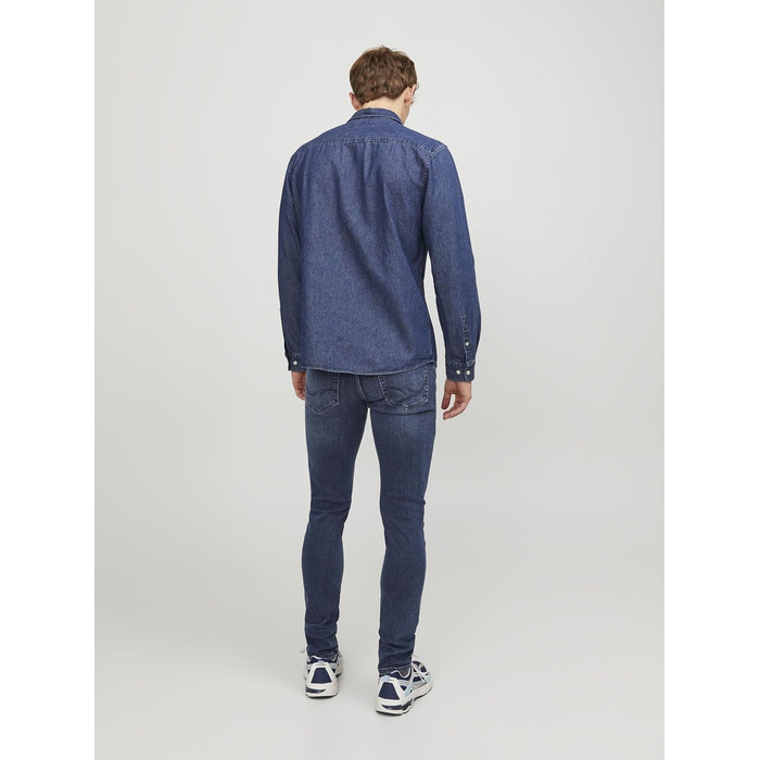 Джинси чоловічі JACK & JONES Jjiglenn Original AM 817 Noos (36W/32L, блакитний денім, класичний крій)