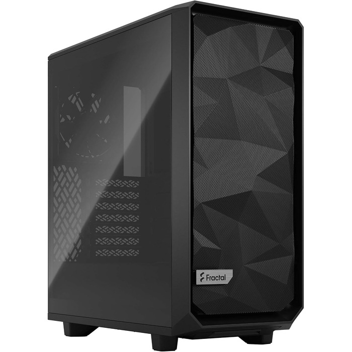 Корпус для комп'ютера Fractal Design Meshify 2 Compact Black ATX Mid Tower (Black TG Light Tint), високий повітряний потік