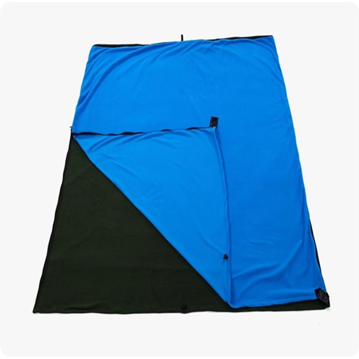 GIJMZY Sleeping Bag Fleece Sleeping Bag for Outdoor Use, Sleeping Bag with Inner Lining, equipped with ultralight camping, hiking, climbing, essential for warmth