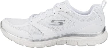 Кросівки Skechers Flex Appeal 4.0 Active Flow для жінок, 40 EU, білі, шкіра та сітка