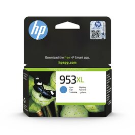Оригінальний картридж HP 953XL Cyan (блакитний) для принтера, підвищена ємність