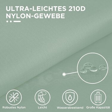 Органайзер для валізи Cipway Kompression Set (8 шт.) - набір кубів для пакування, зелений шалфей