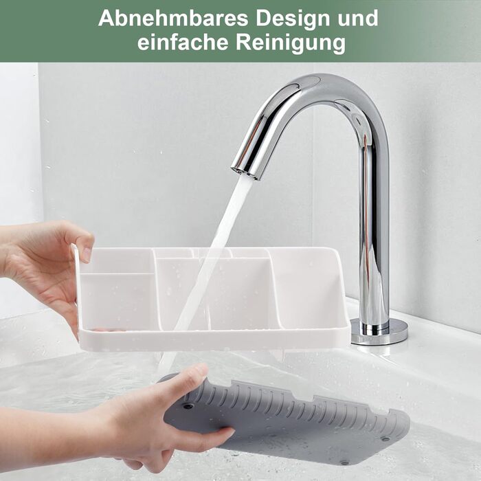 Тримач для зубних щіток у ванну кімнату: органайзер для електричної та звичайної зубної щітки, дозатор пасти, 7 відділень, білий