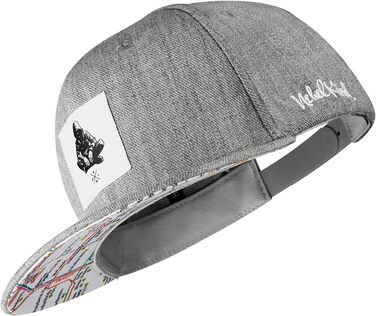 Кепка Nebelkind Snapback Berlin сіра, унісекс, регульована, висока якість, streetwear стиль