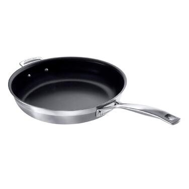 Сковорода Le Creuset з антипригарним покриттям, 30 см, нержавіюча сталь, для всіх плит (індукція, духовка)