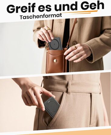 Портативний зарядний акумулятор SOARAISE 10000mAh з PD 20W, USB-C та бездротовою зарядкою, LED дисплеєм, чорний