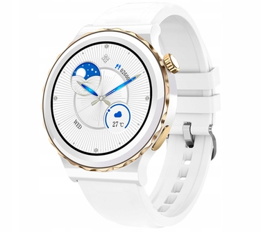 Смарт-годинник Smart-Trend GT, білий з золотом