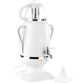 PEARL Samovar: Samovar/Teekettle with glass teapot, 2,300 watts, 3.5 and 0.5 liters (teapot with keep-warm function, samovar, how does it work)