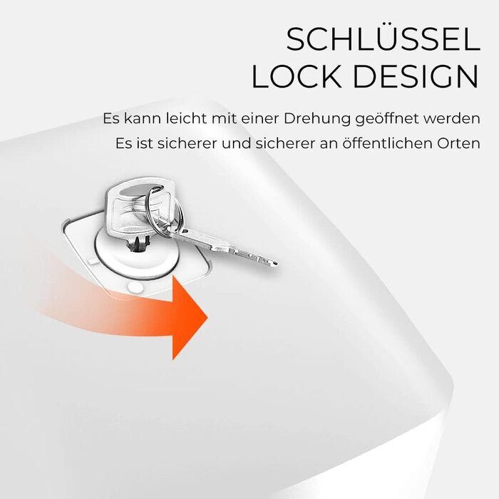 Настінний диспенсер для рідкого мила - диспенсер для мила та гелю для душу (9088) (Білий)