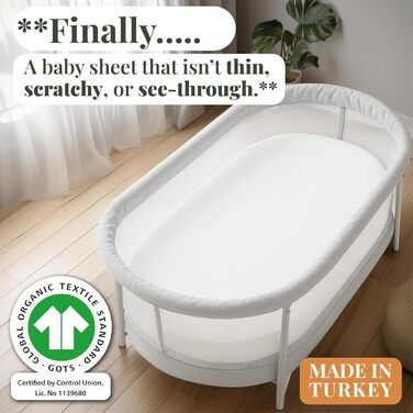 Набір постільних придатків Snuzpod 3 & 5: 2 шт. з органічної бавовни GOTS, 200gsm - м'які та товсті