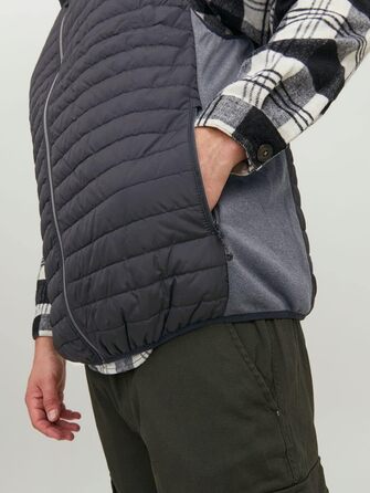 Жилет чоловічий Jack & Jones степовий 3XL темно-синій блейзер