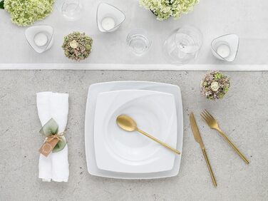 CreaTable Серія Celebration: 12-частинний сервіз для 6 осіб з порцеляни, Made in Europe