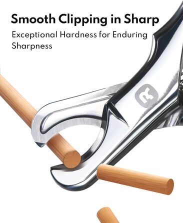 Ножиці для обрізання кігтів собак Homerunpet з мартенситної сталі, професійні ножиці для собак з гострим лезом, неслизькі ручки, ножиці для кігтів собак для великих собак, легко для догляду за кігтями вдома