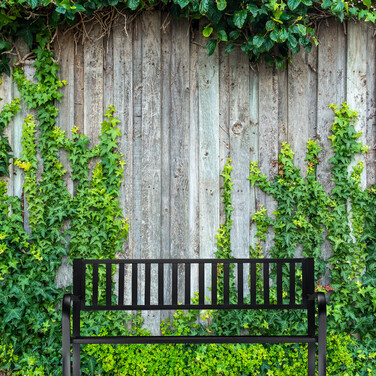 Relaxdays Garden Bench with Metal Frame