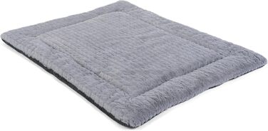 TrendPet Лежанка для собак і котів, двостороння, з підкладкою, сіра (50x35 см)