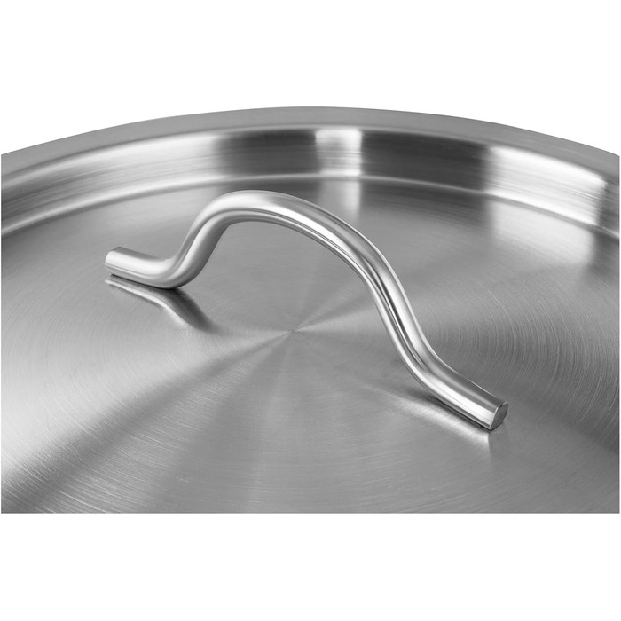 Royal Catering Induction Stockpot 48 L Ø 40 cm with Lid, Stainless Steel Pot, Induction Cooktop Pot, Stainless Steel Pot