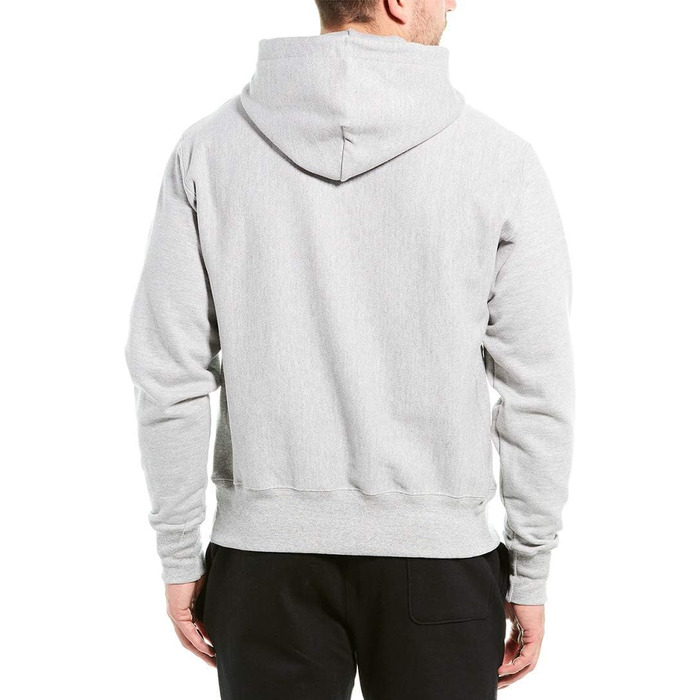 Чоловічий худі Champion з капюшоном, колір Oxford Grey (сірий), з логотипом на грудях