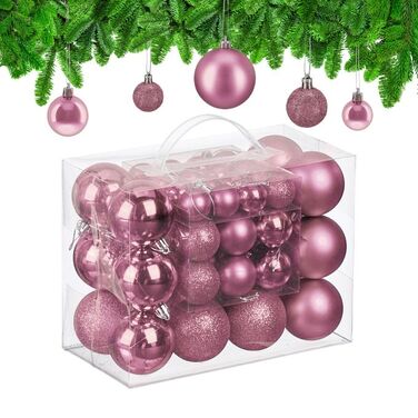 Relaxdays Set of 50 Christmas Baubles