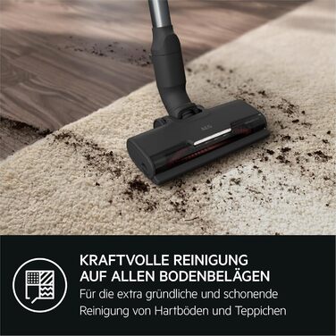 Бездротовий пилосос AEG Hygienic 7000: потужний, легкий, для алергіків, 40 хв роботи, 120 м², 5-ступенева фільтрація, для всіх поверхонь, автоматичний режим, з аксесуарами