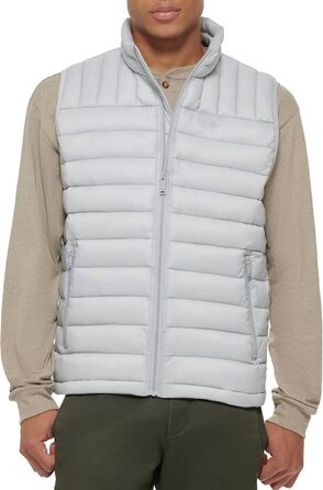 Чоловічий пуховик Docker Classic Ultra Loft Packable з альтернативним пухом (сірий, M)