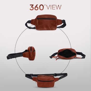 Чоловіча шкіряна поясна сумка TheAntiq, 20,3 x 12,7 x 7,6 см (8 x 5 x 3 дюйми), зелена, з регульованим ремінцем, для подорожей та повсякденного використання