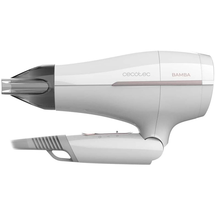 Фен Cecotec IoniCare PowerundGo Heaven: 2000W, 2 режими температури, 2 швидкості, холодний струмінь, концентратор та дифузор, система догляду за волоссям