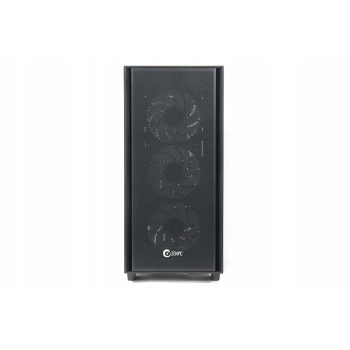 Корпус ZENPC Flow TG Black ARGB Midi Tower, чорний