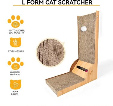 Ліжко для кота на батарею, грілка для кота, підвісне ліжко для кота, ліжко-грілка для кота, ліжко для кота з м'яким плюшевим покриттям, складане ліжко-гамак для кота на батарею, сірий колір 45x30 см (когтеточки для кота коричневого кольору)