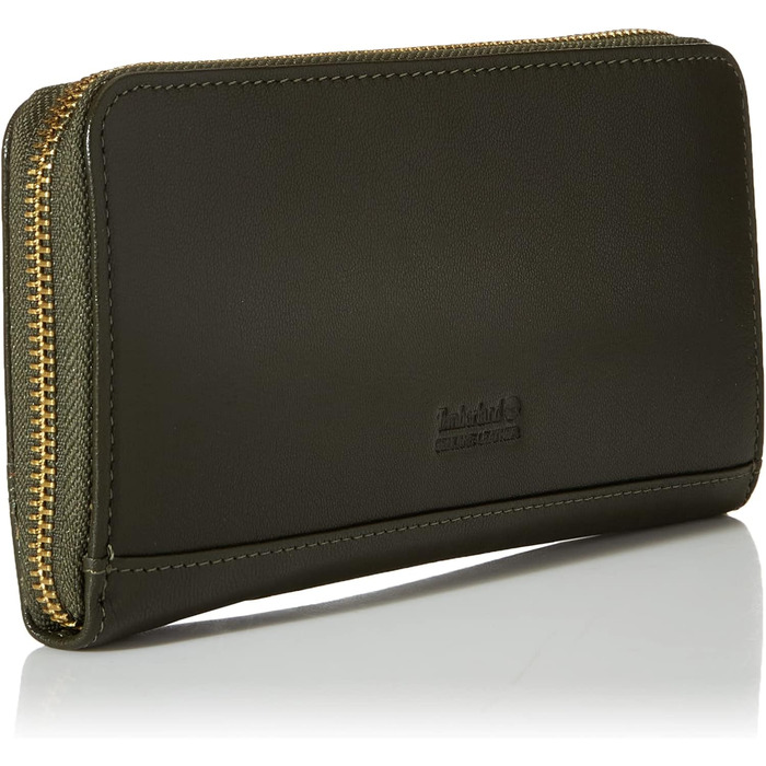 Timberland Women's Leather RFID Zip Around Wallet Clutch with Wristlet Strap