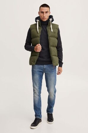 Чоловіча водонепроникна куртка Blend BHJen Outdoor з капюшоном та кишенями, Regular fit, Dusty Green (70595)