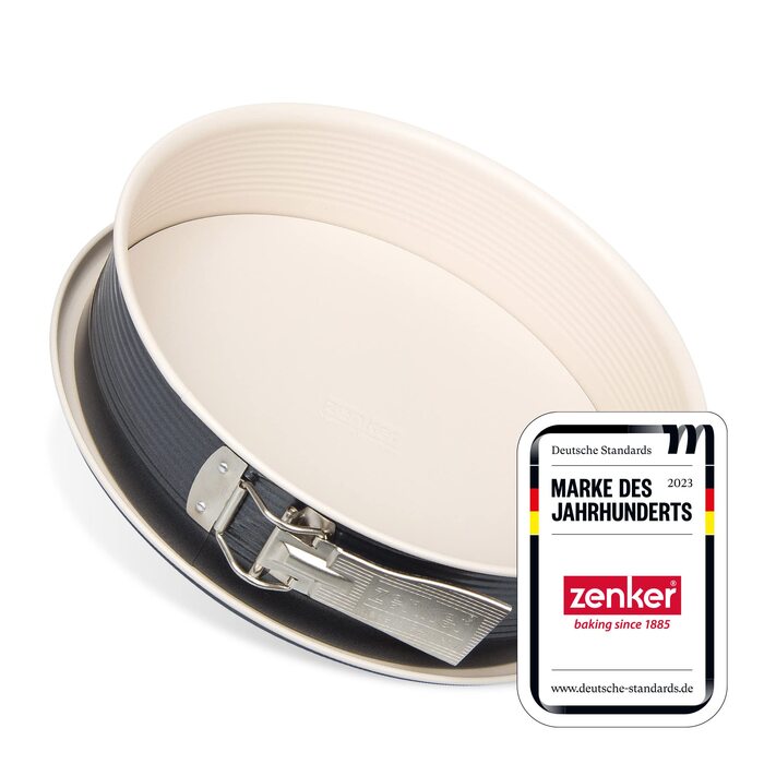 Форма для випічки Zenker Springform Ø 28 см CREME NOIR з антипригарним покриттям та захистом від протікання