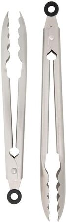 KitchenAid Universal Kitchen Tongs, Stainless Steel, 2-Piece