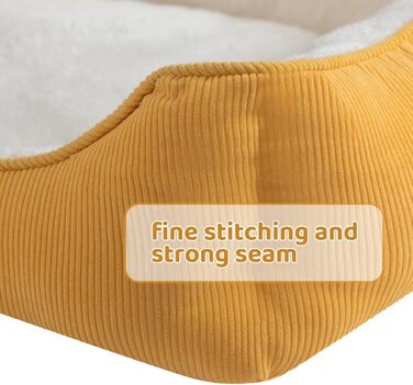 Килимок для котів та собак Hollypet, м'яке ліжко для тварин, 55x45x15 см, жовтий