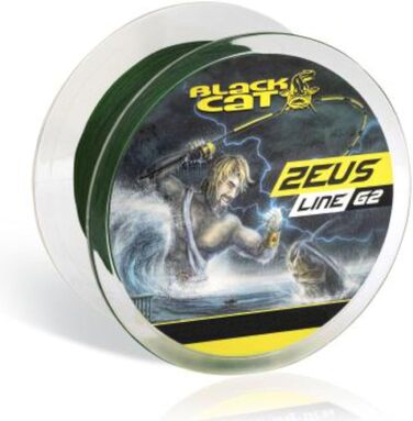 Плетена риболовна ліска Black Cat Zeus Line G2 250м, 0.45 мм, 46 кг