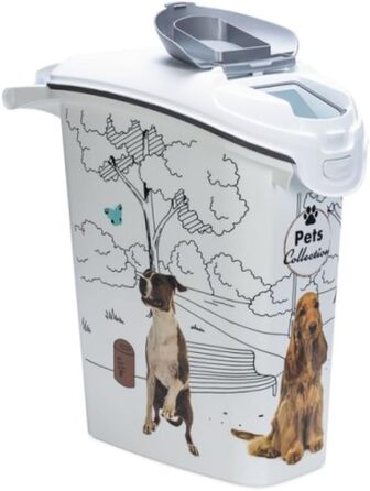 Curver PetLife Контейнер для корму 10 кг / 23Л, сухий корм для собак, 23,5x49,7x50,30 см