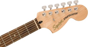Squier Stratocaster E-Gitarre Affinity Series™ Black Micro Pack з аксесуарами та Fender Play.