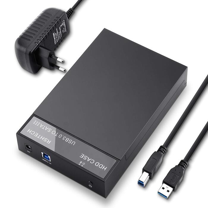 Зовнішній корпус для HDD/SSD RSHTECH USB 3.0 SATA 3.5''/2.5'' до 24 ТБ, RSH-319