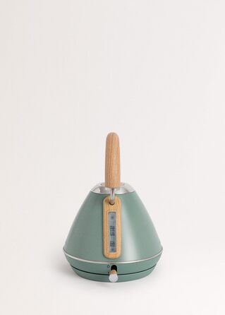 Retro Electric Kettle - Cream White - 1L Capacity, Fast Boil, Auto Shutoff, Anti-Scale Filter, Water Level Indicator