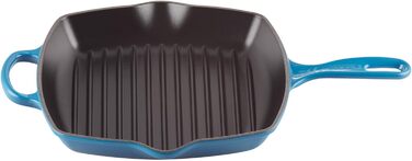 Чавунна гриль-пательня Le Creuset Signature, квадратна, 26 см, для всіх типів плит, індукція, 2,86 кг, колір Марсель