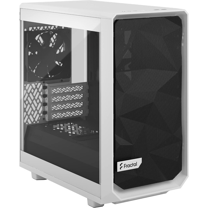 Корпус Fractal Design Meshify 2 Mini White TG Clear Tint - міні-корпус з прозорим склом