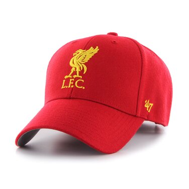 Кепка бейсболка 47 Brand Liverpool Adjustable EPL (бордова) – оригінальна ліцензійна кепка для вболівальників