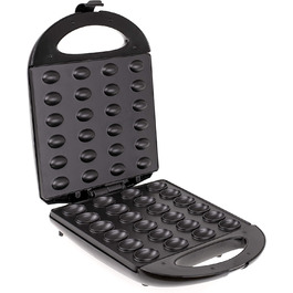 Вафельниця для горіхів Mesko MS3041 Waffeleisen: 24 половинки горіхів, XL, 1600 Вт, антипригарне покриття, чорний