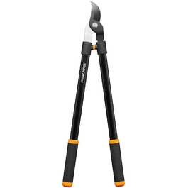 Секатор Fiskars L11 для свіжої деревини, антипригарне покриття, загартована сталь, 81 см, чорний