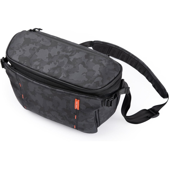 Сумка для камери PGYTECH OneMo Sling – водонепроникна фотосумка на плече для чоловіків, 11-13L, сумісна з Sony, Canon, Nikon, DJI Mini 4 Pro, DJI Avata 2, DJI Mavic, Stativ, Laptop (Camo)